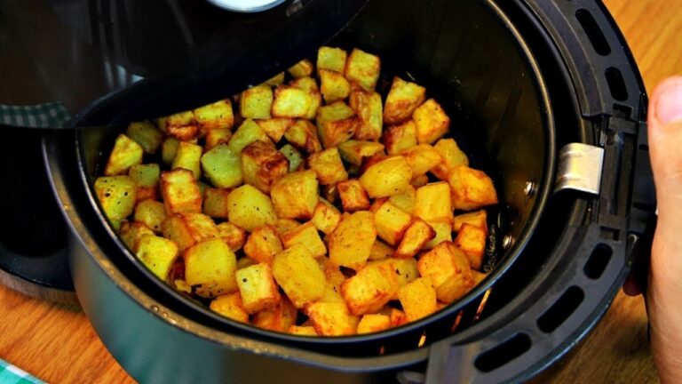 Batatas Assadas Crocantes Na Air Fryer Em 20 Minutos FÁcil E RÁpida Receita Culinária 