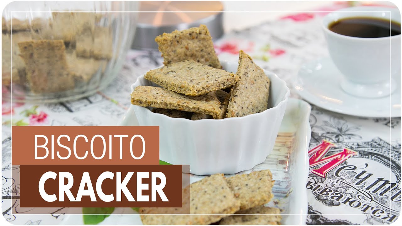 Biscoito Salgado Cracker Delicioso E Crocante