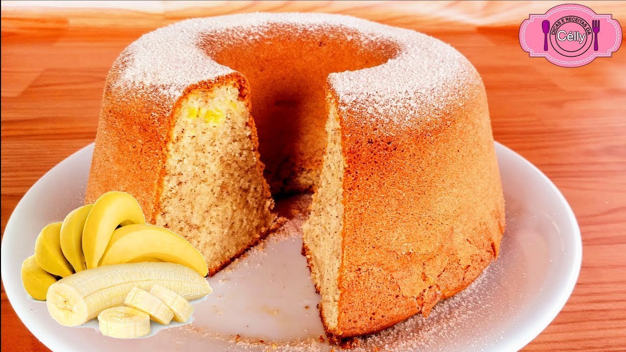 Bolo De Banana Fofinho E Muito F Cil