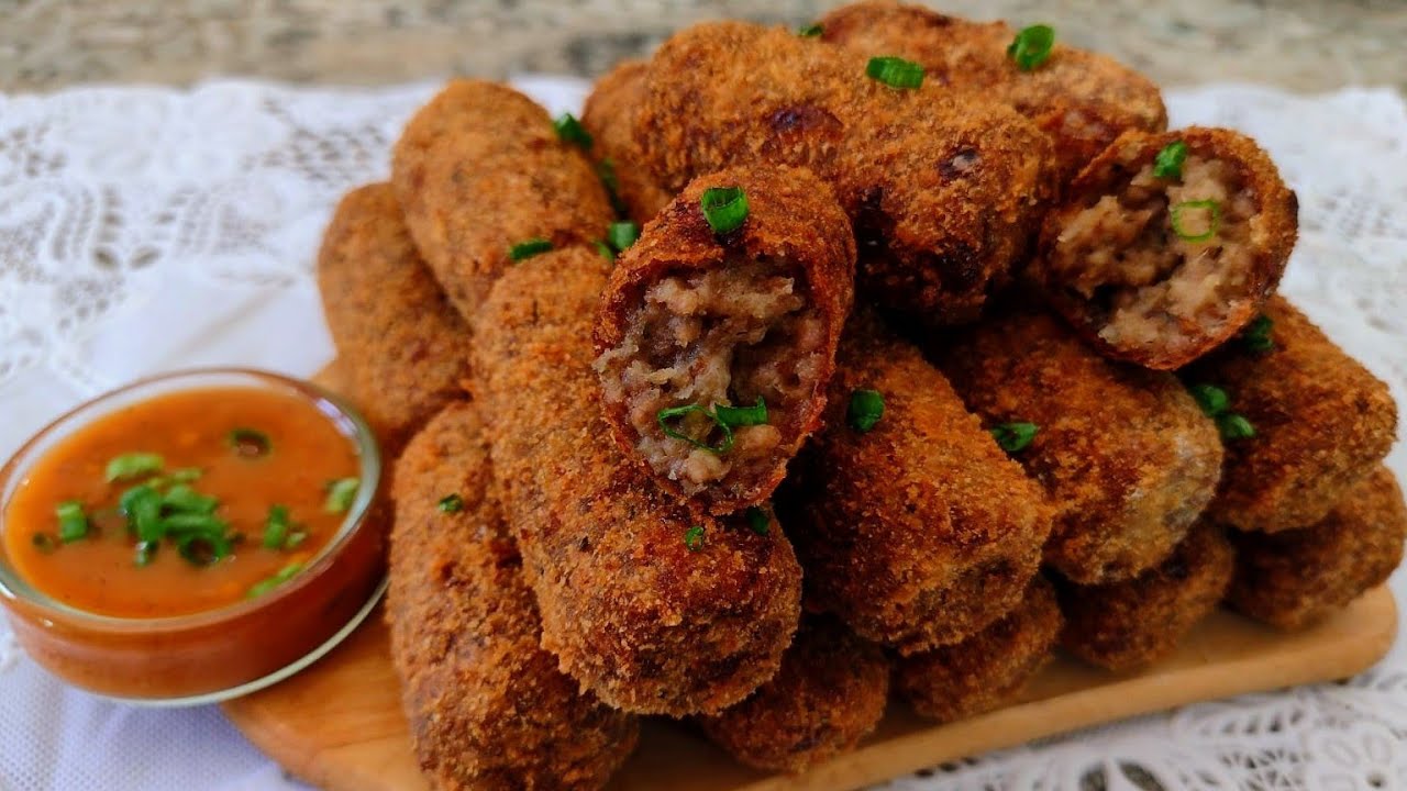 Croquete De Carne MoÍda Receita Fácil Pra Vc Fazer Ainda Hoje 2075