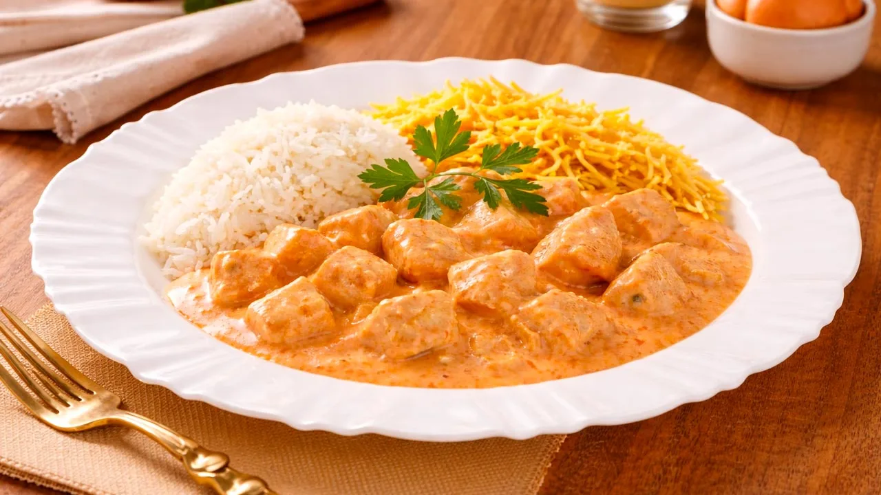 Strogonoff de Frango Tradicional