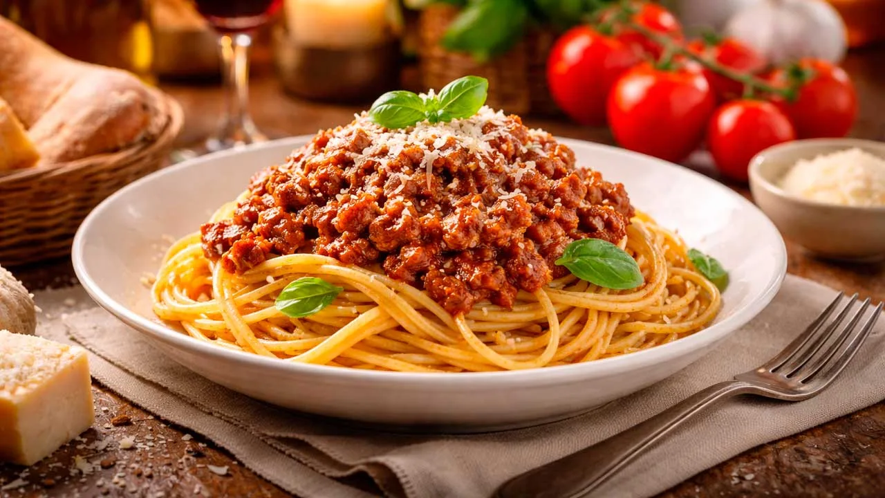 Macarrão ao Molho Bolonhesa