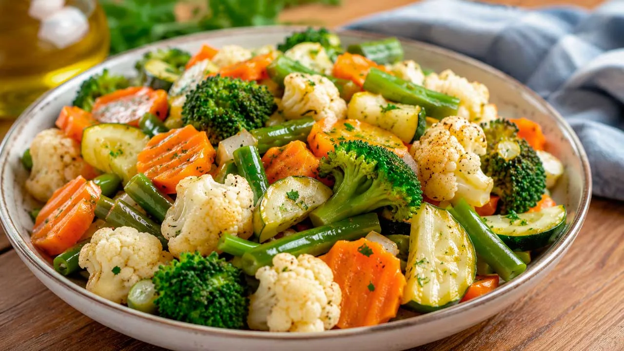 Salada Quente de Legumes