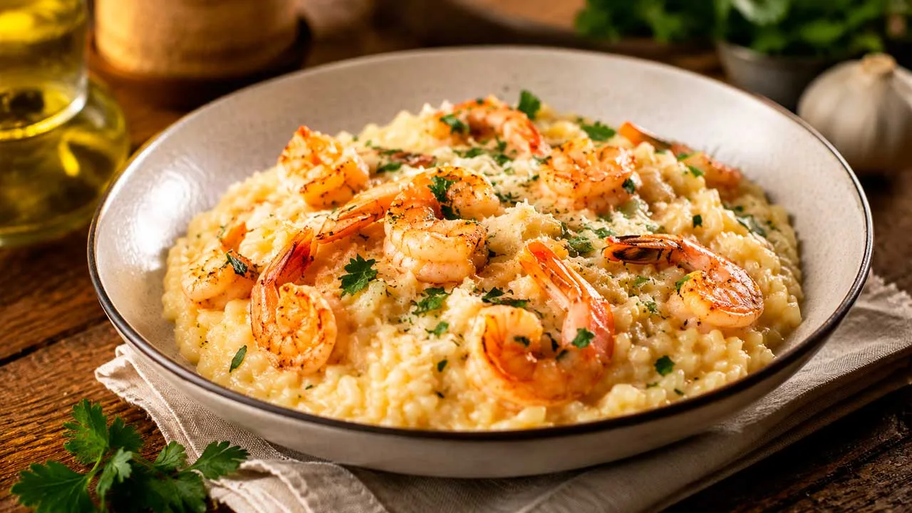 Risoto de Camarão