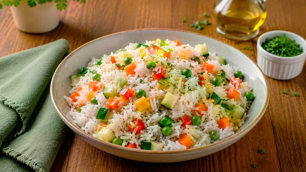Arroz Basmati com Legumes