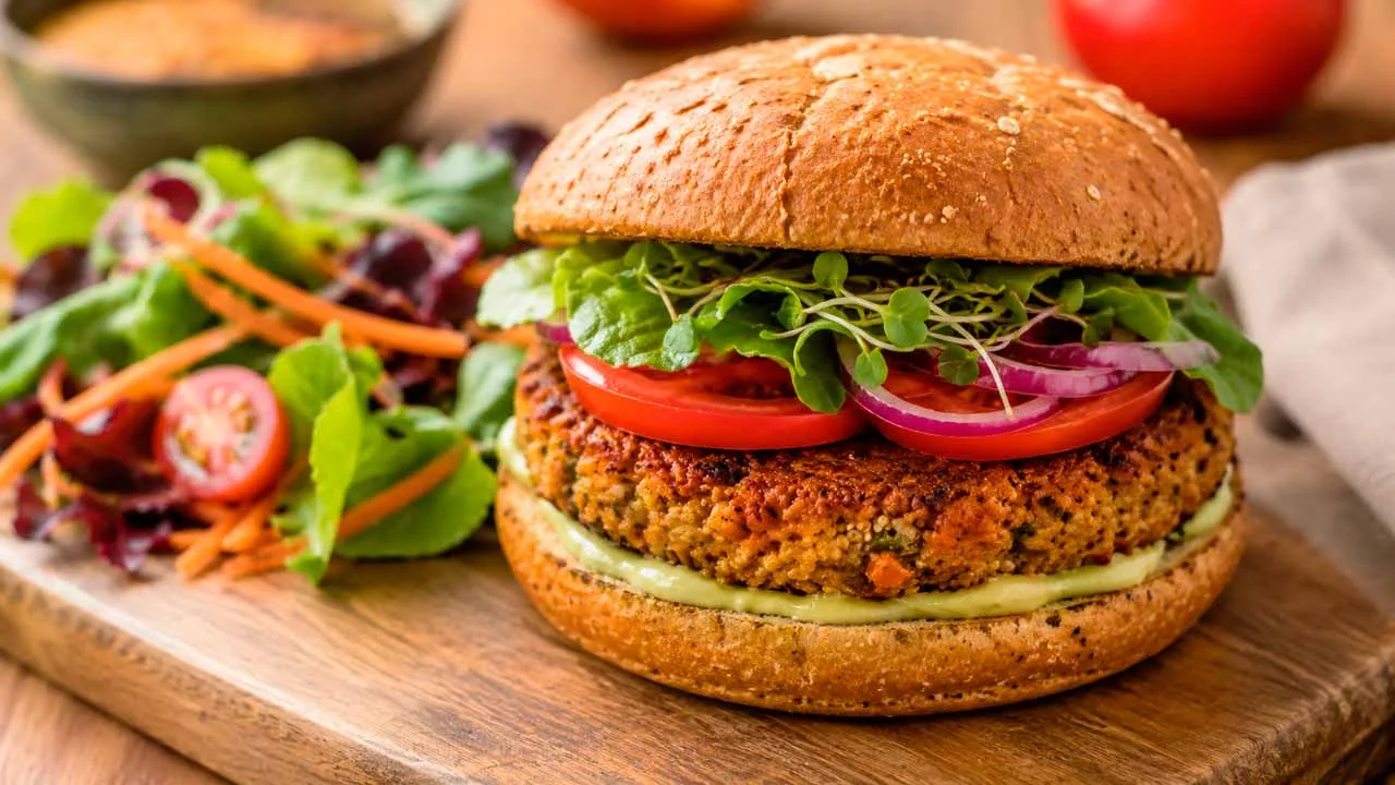 Hambúrguer de Quinoa