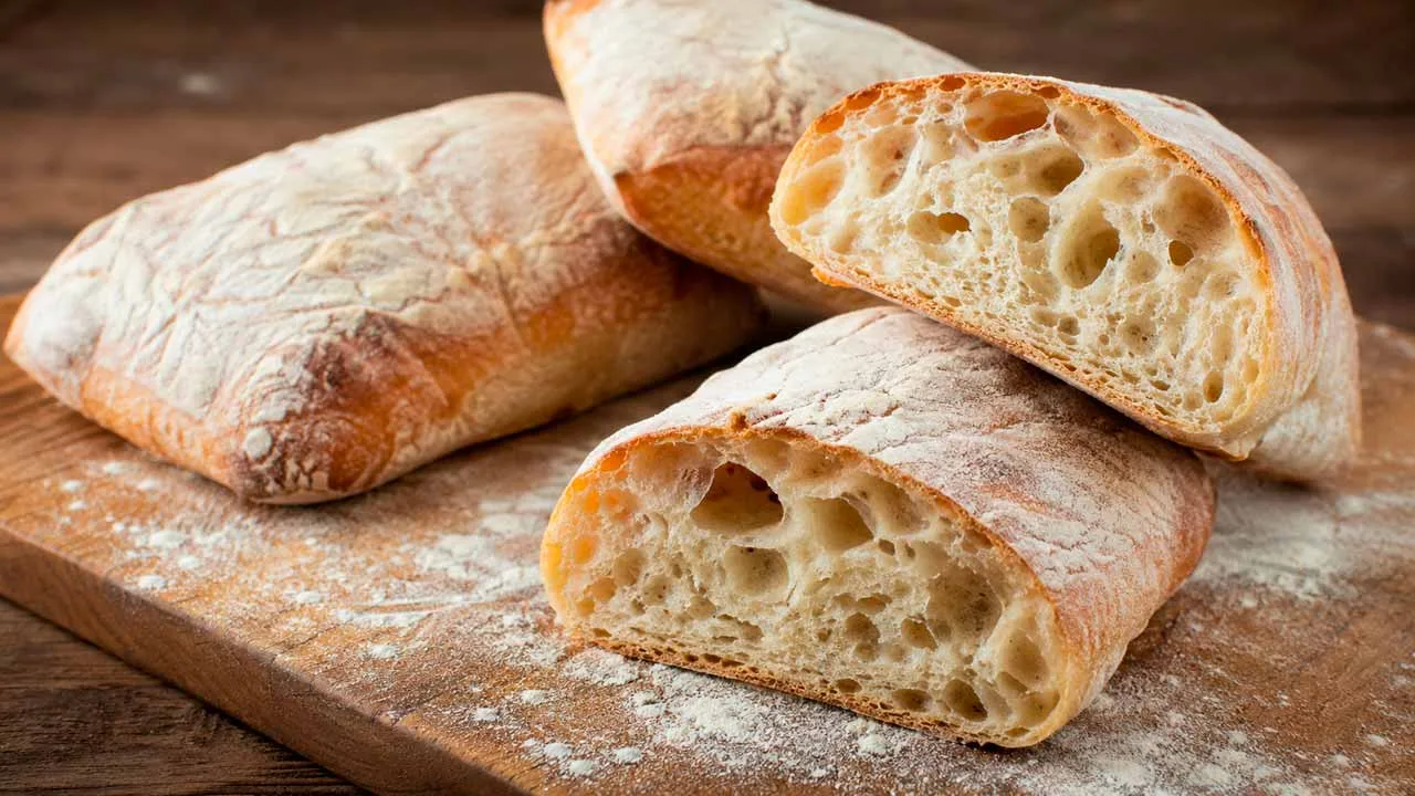 Pão Ciabatta com Fermentação Natural
