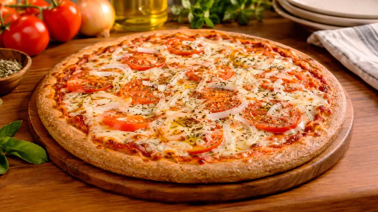 Pizza Integral de Liquidificador