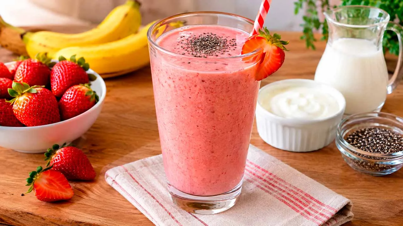 Smoothie de Morango Fit