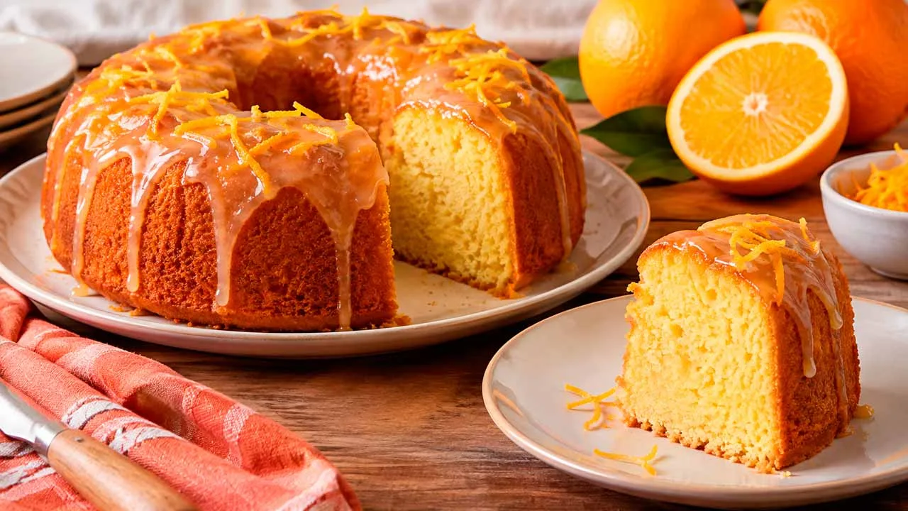 Bolo de Laranja sem Glúten e sem Lactose