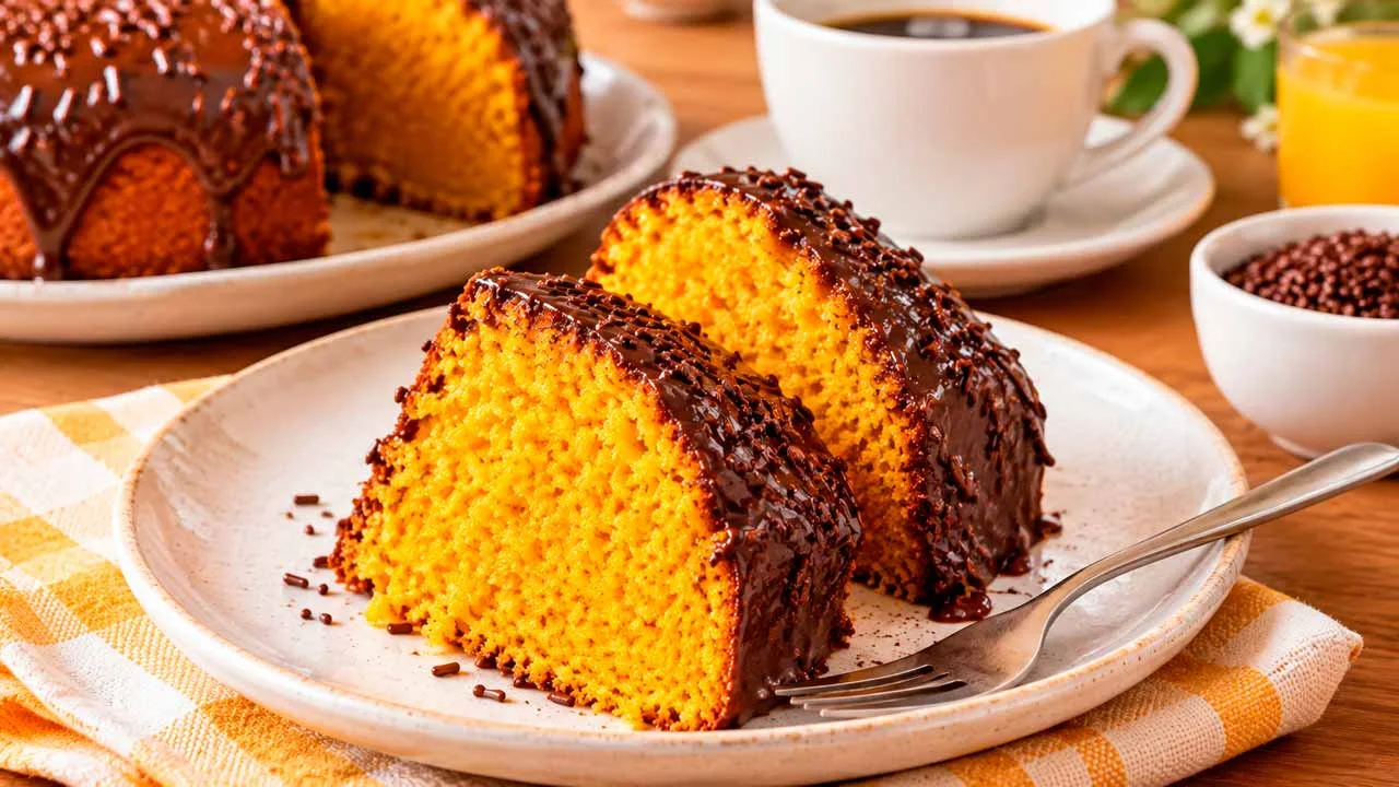 Bolo de Cenoura na Air Fryer