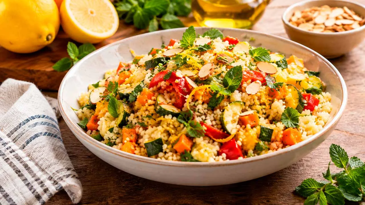 Cuscuz Marroquino com Legumes