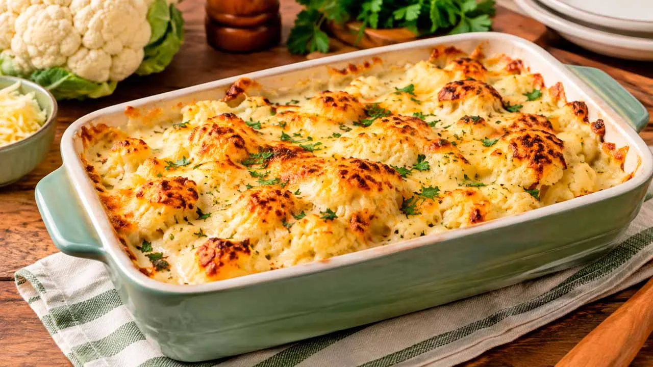 Couve-Flor Gratinada
