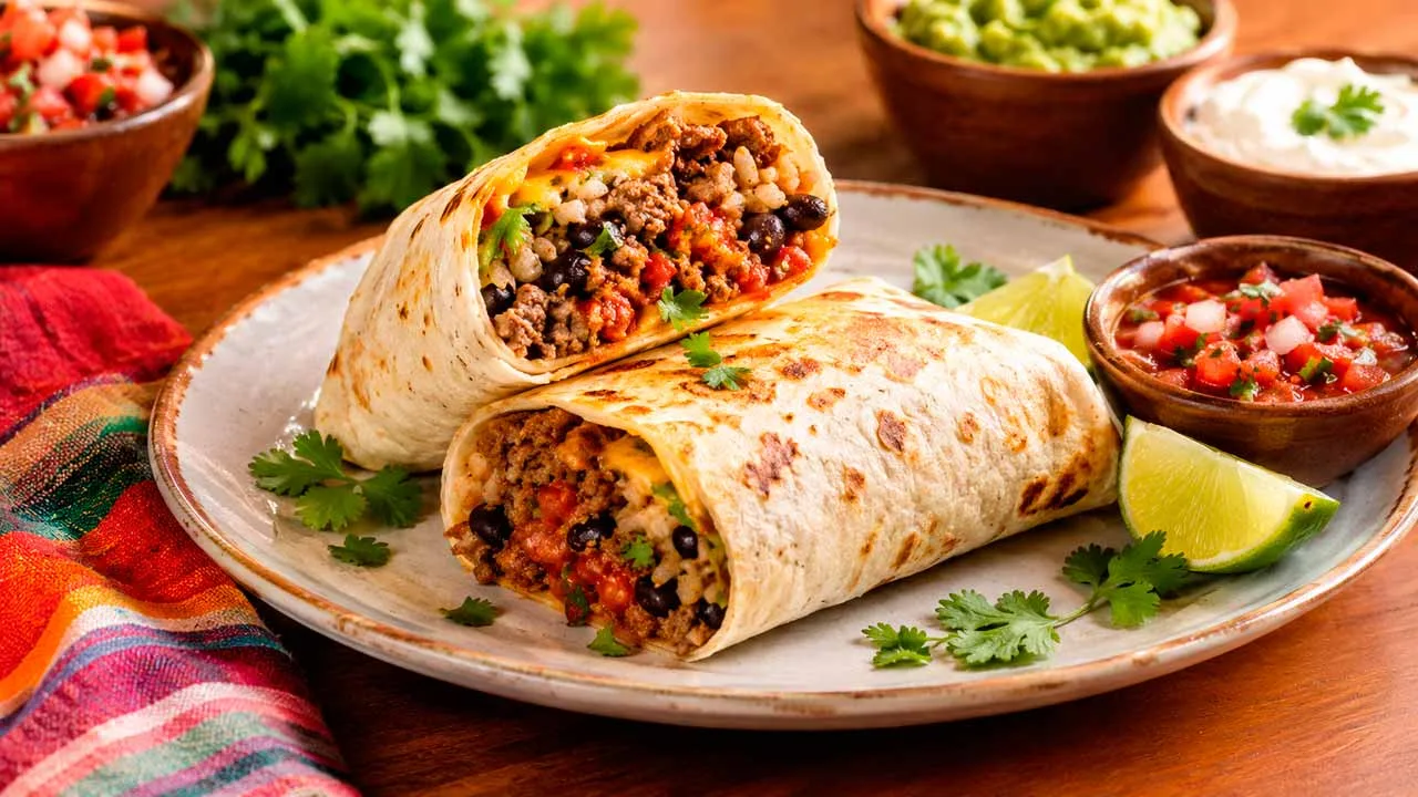Burrito Tradicional Mexicano