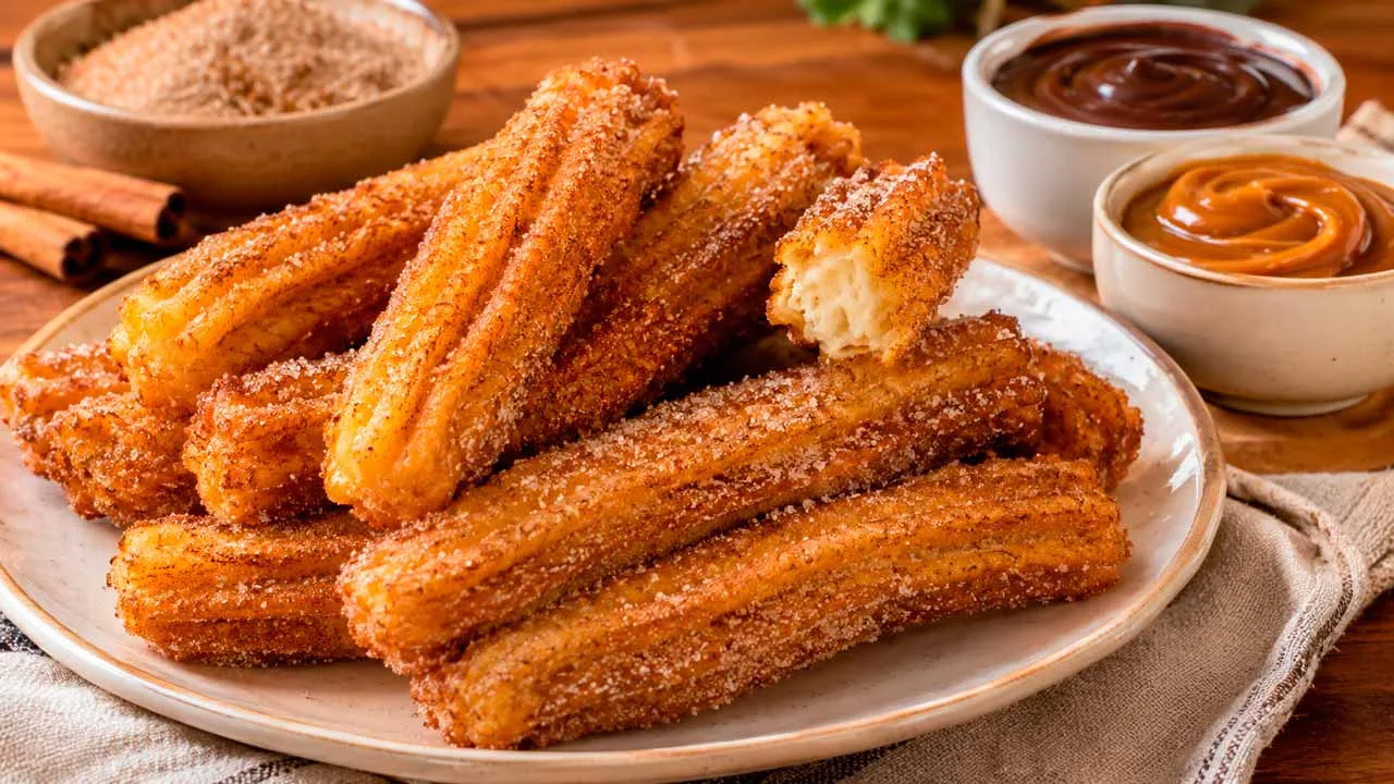 Churros simples e fáceis